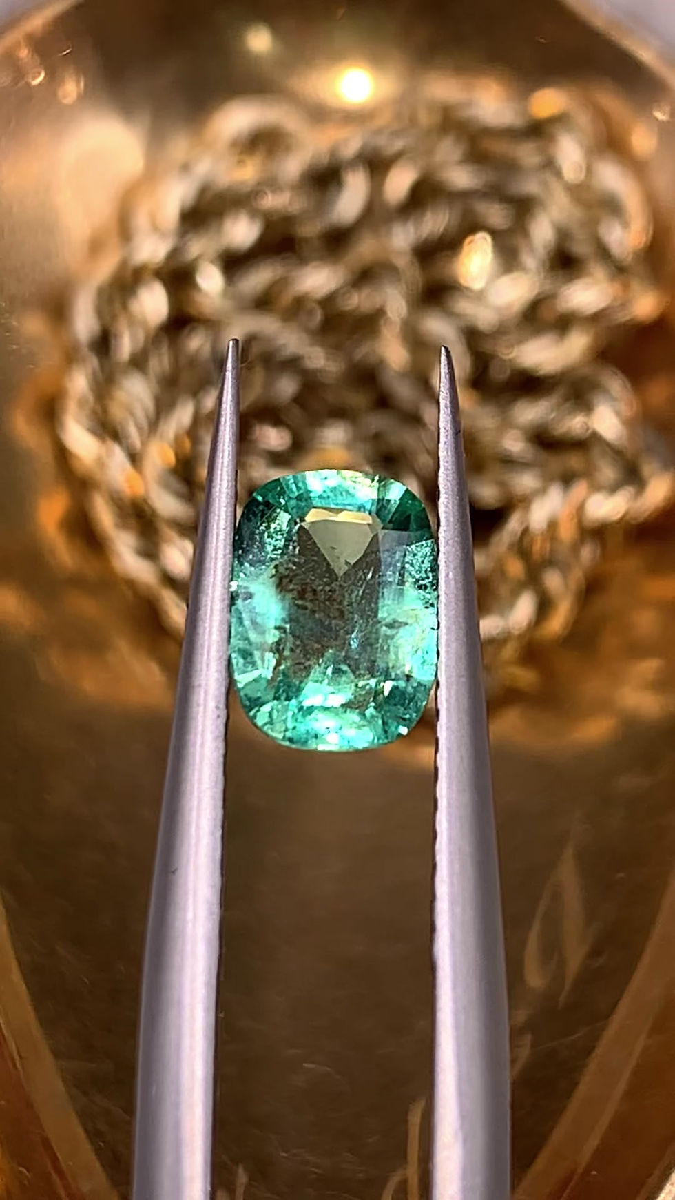 Thumbnail: 0.74Ct Natural Rare Vivid Green Emerald