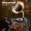 Thumbnail: LuguLake Record Player Retro Turntable, All in One Vintage Phonograph Nostalgic