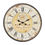Thumbnail: DecMode Indoor 32"D White Analog Round Vintage Wall Clock