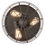Thumbnail: 15Inch Industrial 3-Light Vintage Metal Cage Flush Mount Ceiling Light, Oil Rub