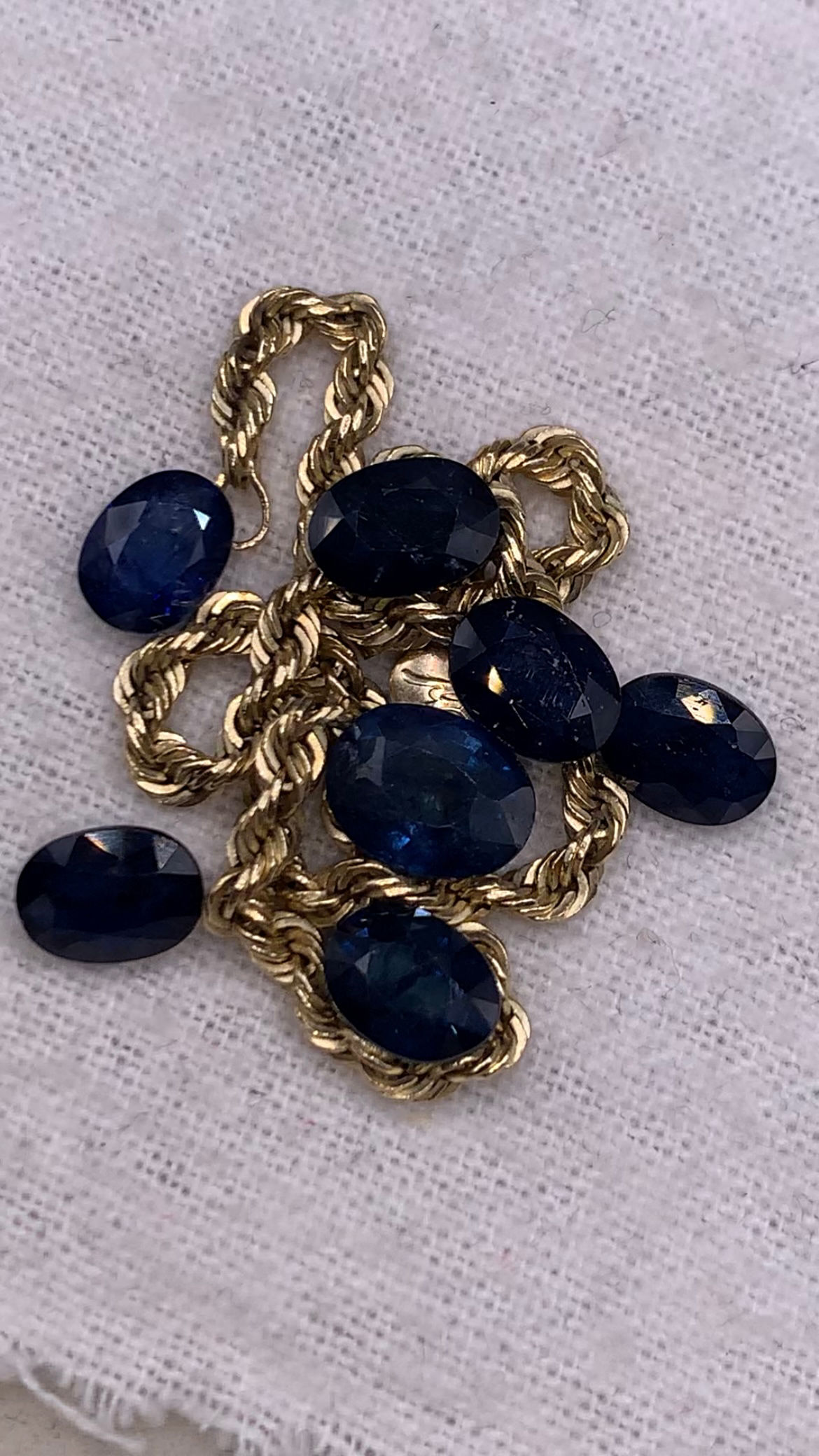 13Ct Natural Royal Blue Sapphire Collection From Madagascar