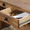Thumbnail: Sauder Palladia Traditional Executive Desk, Vintage Oak Finish