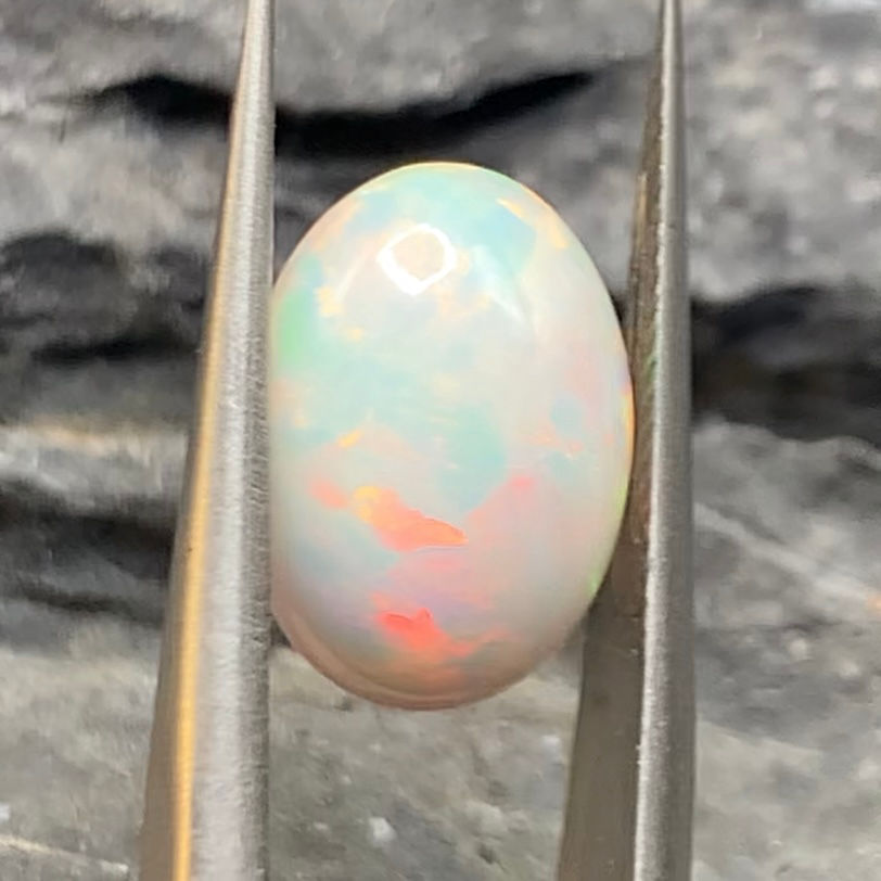 Thumbnail: 2.06Ct Natural Untreated Ethiopian White Pristine Opal