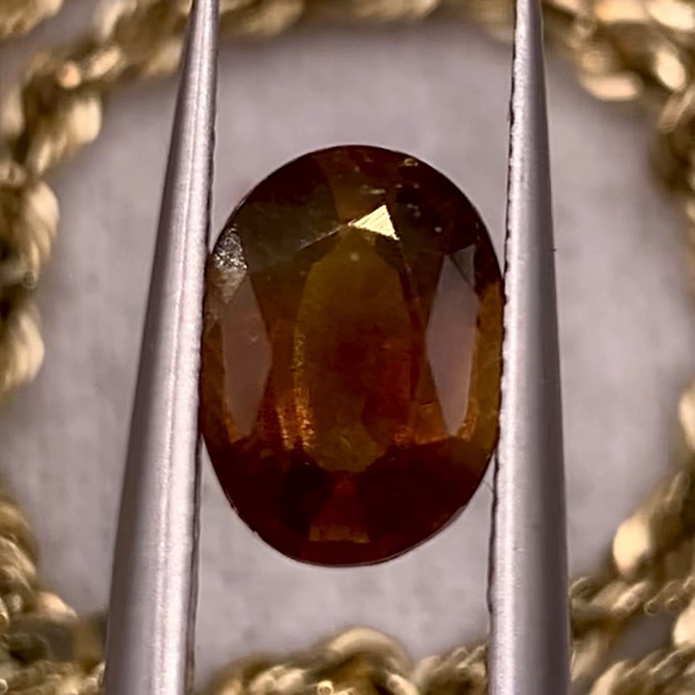 Thumbnail: 2.5Ct Natural Unheated Exquisite Orange Sapphire From Sri Lanka