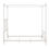 Thumbnail: DHP Anika Metal Canopy Bed, Twin Size Frame, Bedroom Furniture, White