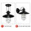 Thumbnail: Vintage Industrial Wall Lamp 240° Swing Arm Wall Sconce Light with On/Off Swit