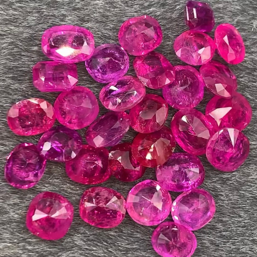 Thumbnail: 21Ctw Natural Unheated Blood Red Afghan Ruby Collection