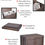 Thumbnail: BIRDROCK HOME Double Collapsible Laundry Hamper with Lid and Removable Liners -