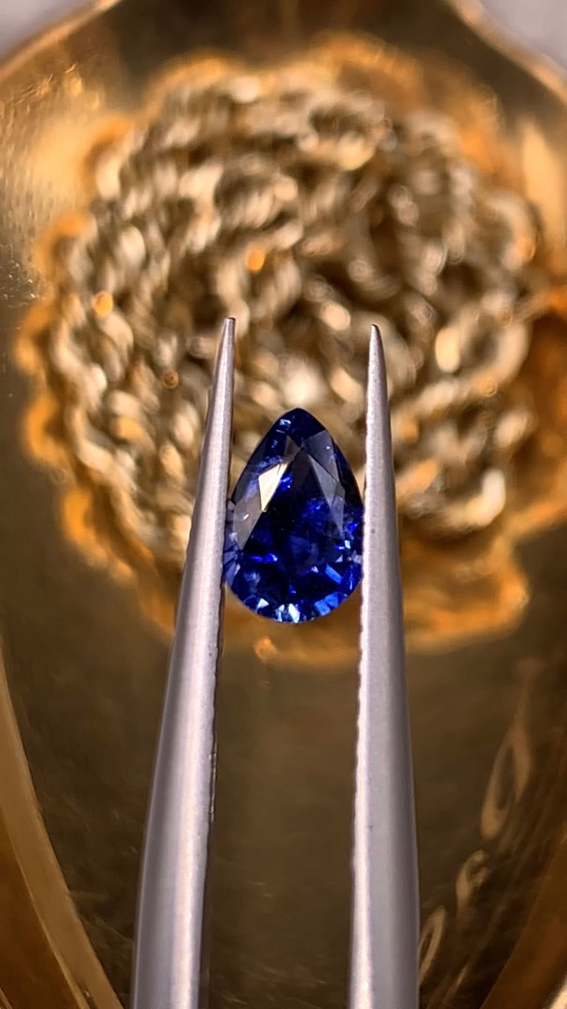 0.52Ct Natural Rare Unheated Stunning Blue Sapphire From Sri Lanka