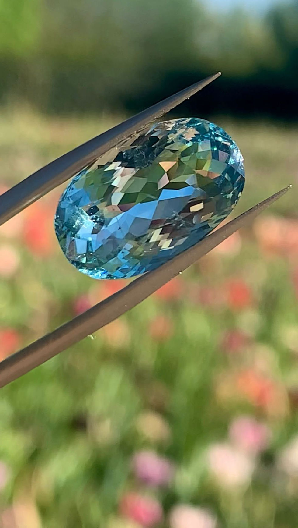 Thumbnail: 7.55Ct Natural Rare Santa Maria Blue Aquamarine