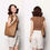 Thumbnail: Women Vintage Straw Tote Handbag Woven Shoulder Shopping Satchel Bag Handbag