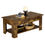 Thumbnail: Yaheetech Lift Top Coffee Table w/Hidden Compartment and Open Storage Shelf, Vi