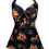 Thumbnail: Womens Plus Size Vintage Pin Up Retro Fashion Swimdress One Piece Swimsuit
