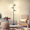 Thumbnail: Brightech Robin Industrial Rustic Pole Tree Floor Lamp w/ 3 Vintage Edison Bulbs