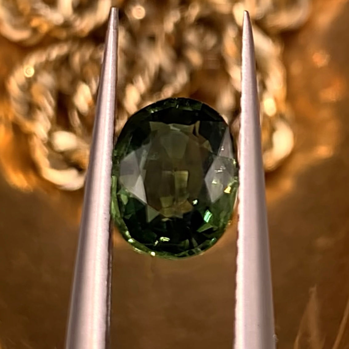 1.19Ct Natural Rare Exquisite Green Sapphire