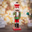 Thumbnail: 12/14/15 Inch Wooden Nutcracker Doll Soldier Vintage Handcraft Home Desktop Dec