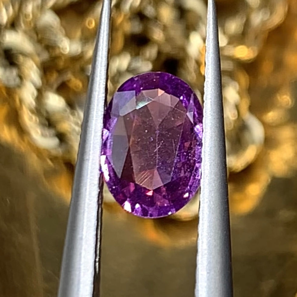 Thumbnail: 0.82Ct Natural Rare Exquisite Unheated Purplish-Pink Sapphire From Sri Lanka
