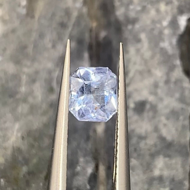 Thumbnail: 0.72Ct Natural Unheated Icy Light Blue Sri Lankan Sapphire