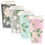 Thumbnail: 48 Pack Vintage Floral Paper Insulated Coffee Cups with Lids, 4 Designs, 16 Oun