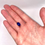 Thumbnail: Earth Mined 4.07Ct Natural Cornflower Blue Sapphire From Sri Lanka