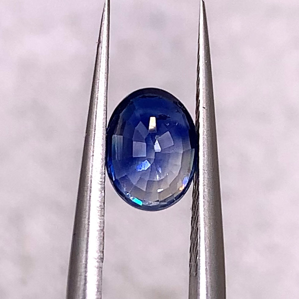 Thumbnail: 1.29Ct Natural Rare Bi Color Blue & White Sapphire