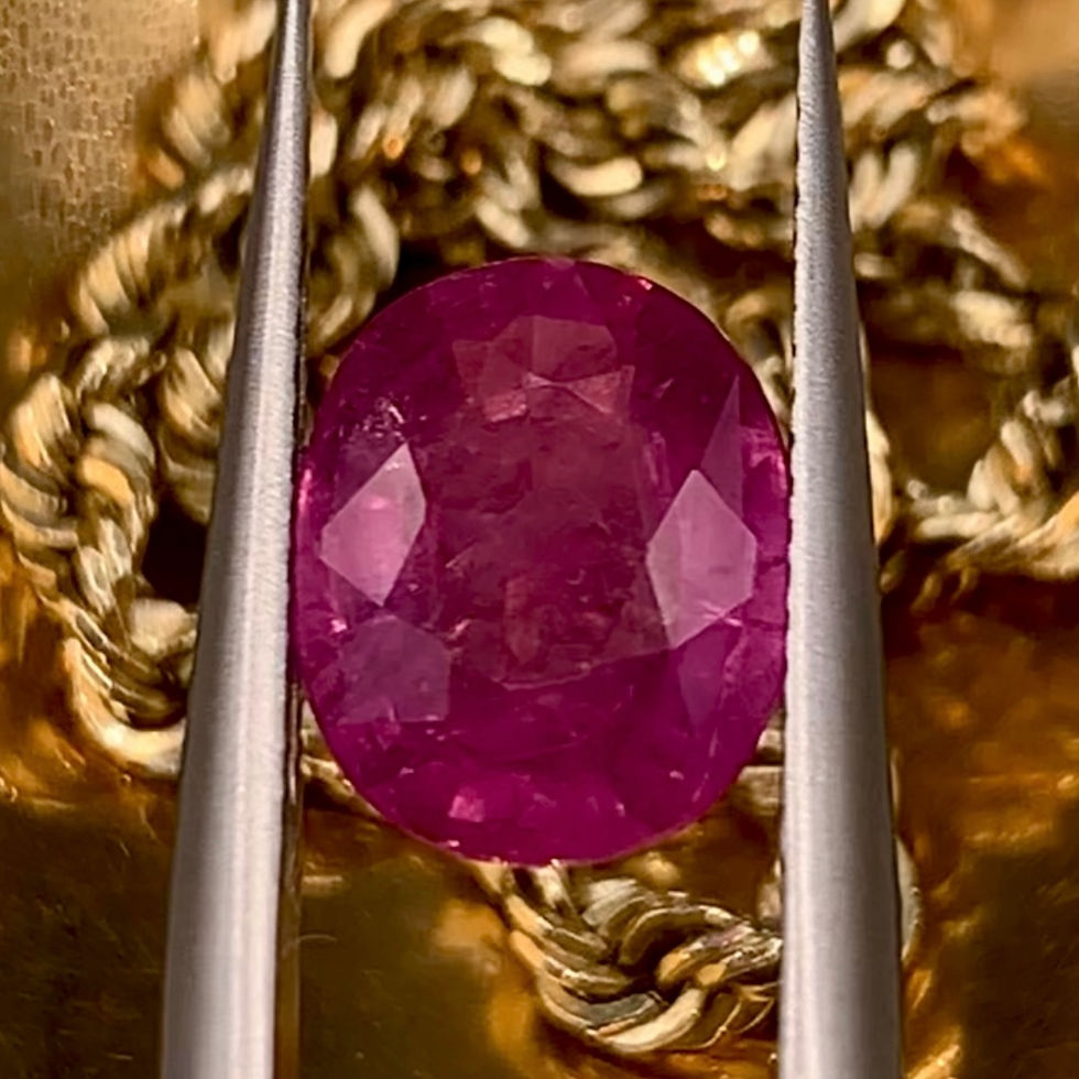 Thumbnail: 2.87Ct Natural Pinkish-Red Mozambican Ruby