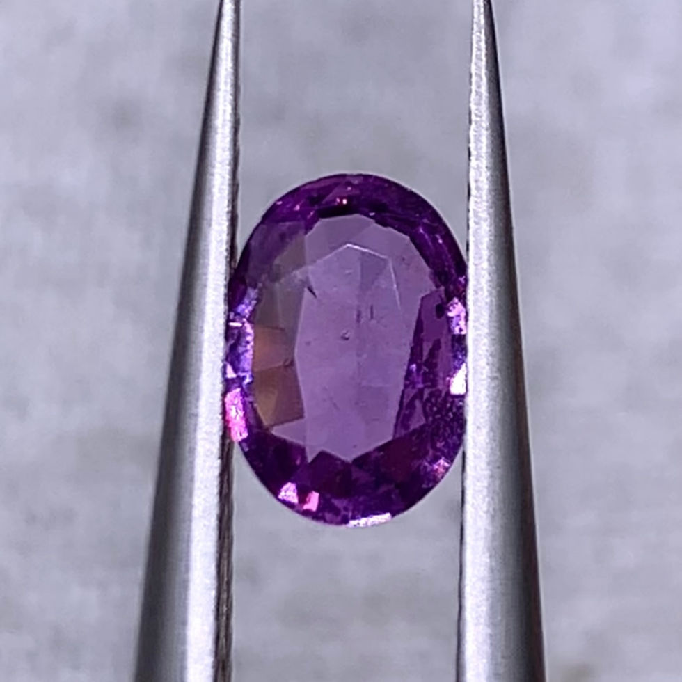 Thumbnail: 0.82Ct Natural Rare Exquisite Unheated Purplish-Pink Sapphire From Sri Lanka