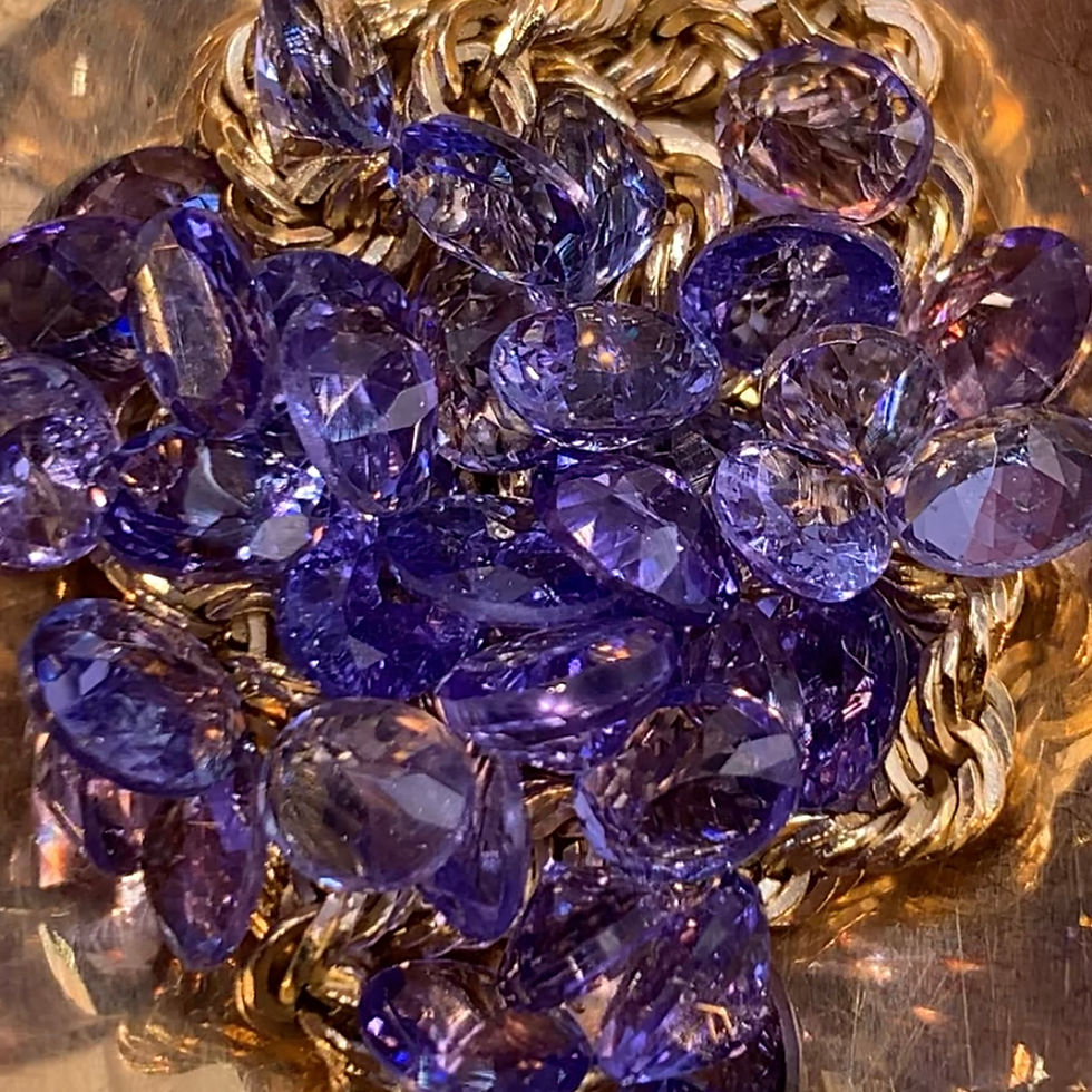 Thumbnail: 15Ctw Natural Rare Purplish-Blue Tanzanite Collection