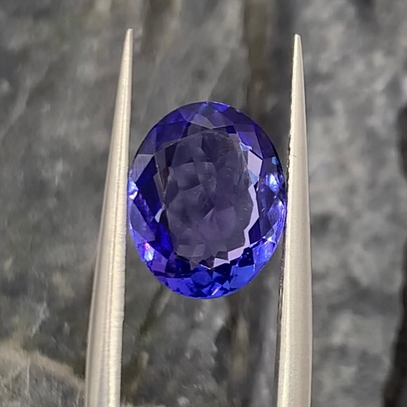 Thumbnail: 2.69Ct Natural Purplish Blue Tanzanite