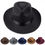 Thumbnail: Windfall Sun Visor Men Women Hard Felt Wide Brim Fedora Panama Hat Autumn Vinta