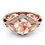 Thumbnail: Vintage Diamond 18K Rose Gold Ring Gemstone Ring for Women pure topaz Jewelry G