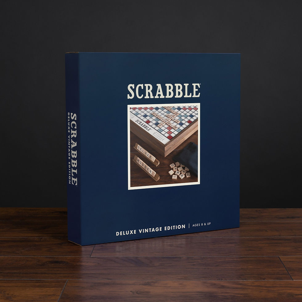 Thumbnail: Scrabble Deluxe Vintage Edition Ages 8 & Up 2-4 Players