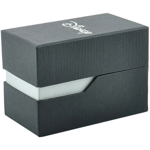 Thumbnail: Mickey Mouse Women's Shinny Silver Vintage Articulating Alloy Case Watch, Black