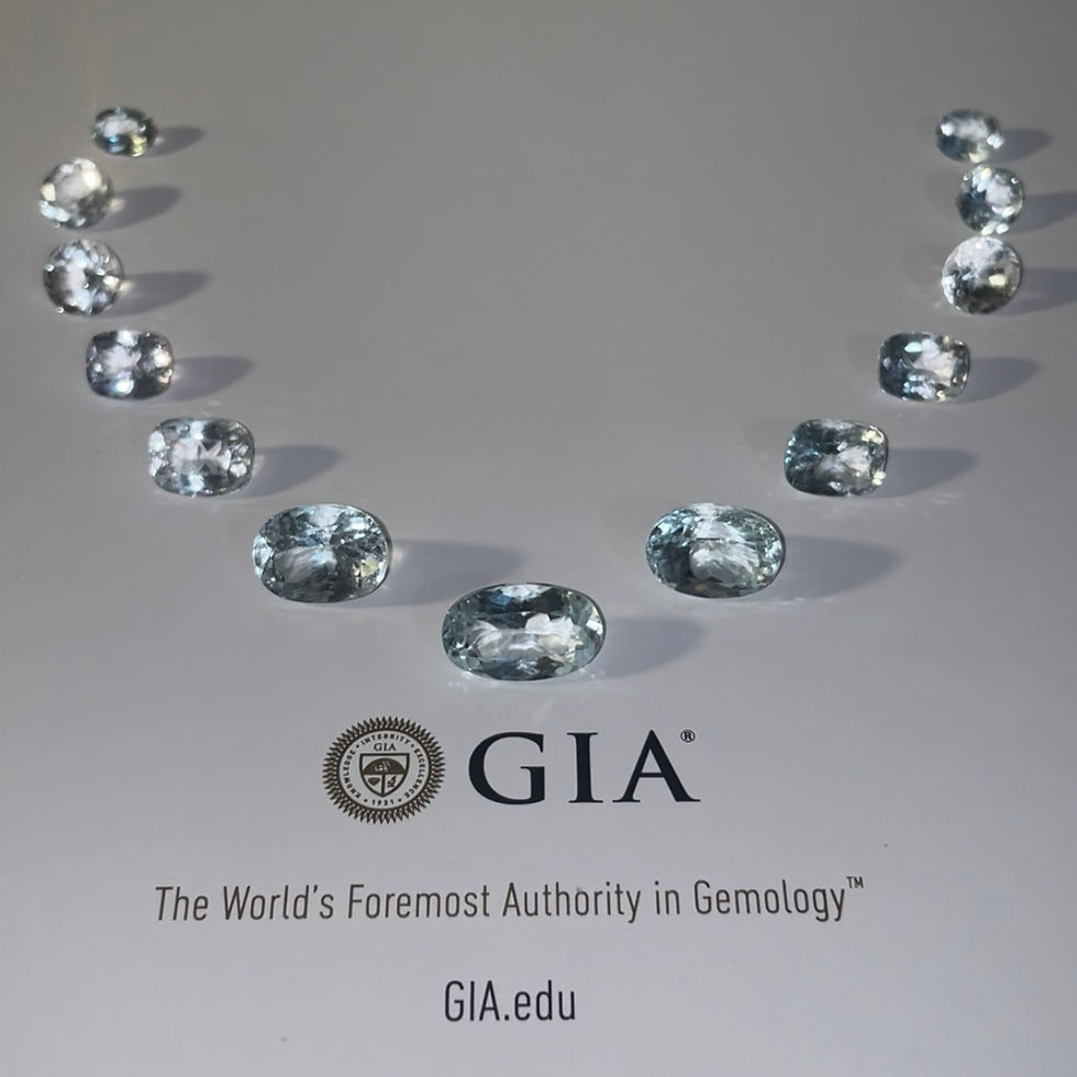 Natural Aquamarine Perfect Arrangement