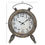 Thumbnail: DecMode 13"H, 10"W Metal Dark Brown Analog Vintage Tabletop Clock, 1 - Piece