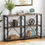 Thumbnail: Tribesigns Rustic Entryway Console Table, 3-Tier Vintage Industrial TV Stand, E
