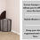 Thumbnail: BirdRock Home Compact Corner Laundry Hamper with Lid and Removable Liner - Smal