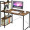 Thumbnail: Computer Desk with Shelves 47.2 Inch, Modern Home, Vintage