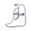 Thumbnail: Bath Tub Bathroom Vintage Faucet 2 handles Brass Clawfoot Hand Shower Sprayer