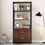 Thumbnail: Tribesigns Bookcase with 2 Drawers, Vintage Industrial Etagere Standard Bookshe