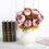 Thumbnail: Vintage Artificial Peony Silk Flowers Bouquet for Wedding Party Office Hotel an