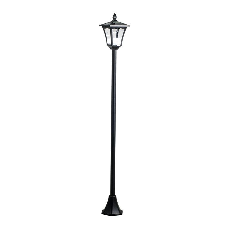 65" Street Vintage Outdoor Garden Leds Bulb Solar Lamp Post Light Lawn - Adjust