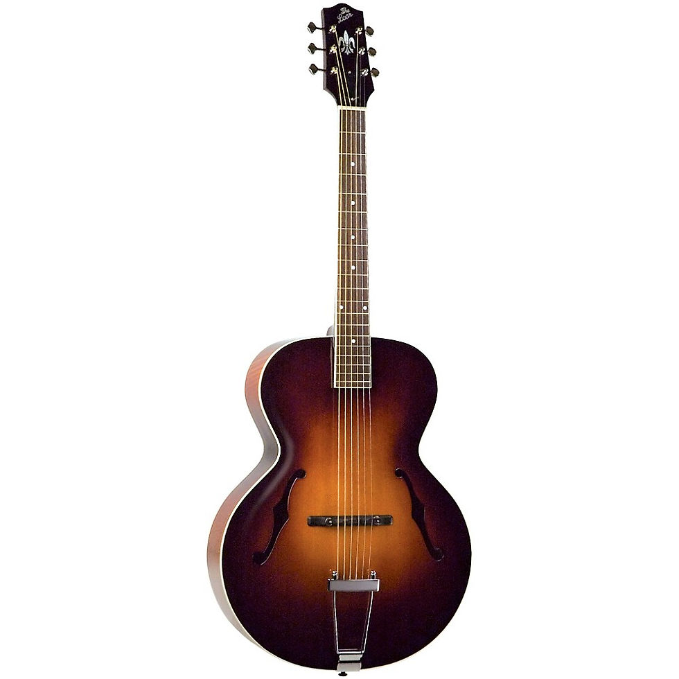 Thumbnail: The Loar LH-600 Hand-Carved Archtop Acoustic Guitar - Vintage Sunburst