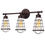 Thumbnail: SINGES 3-Light Industrial Bathroom Vanity Lights, Farmhouse Wall Light Fixture,