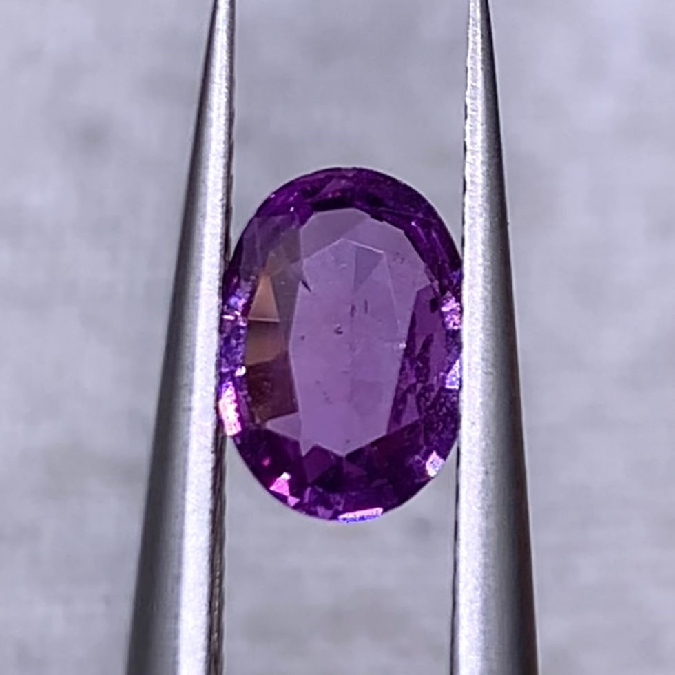 Thumbnail: 0.82Ct Natural Rare Exquisite Unheated Purplish-Pink Sapphire From Sri Lanka