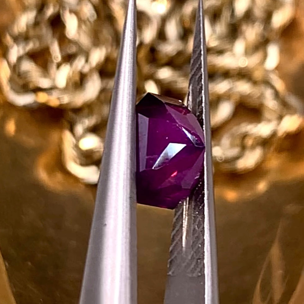 Thumbnail: 1.23Ct Natural Unheated Rare Purple Sapphire From Madagascar