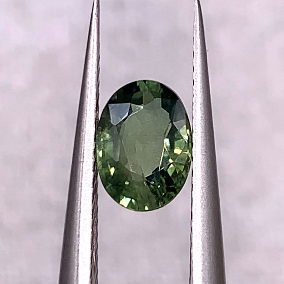 Thumbnail: 1.03Ct Natural Exquisite Green Sapphire From Madagascar