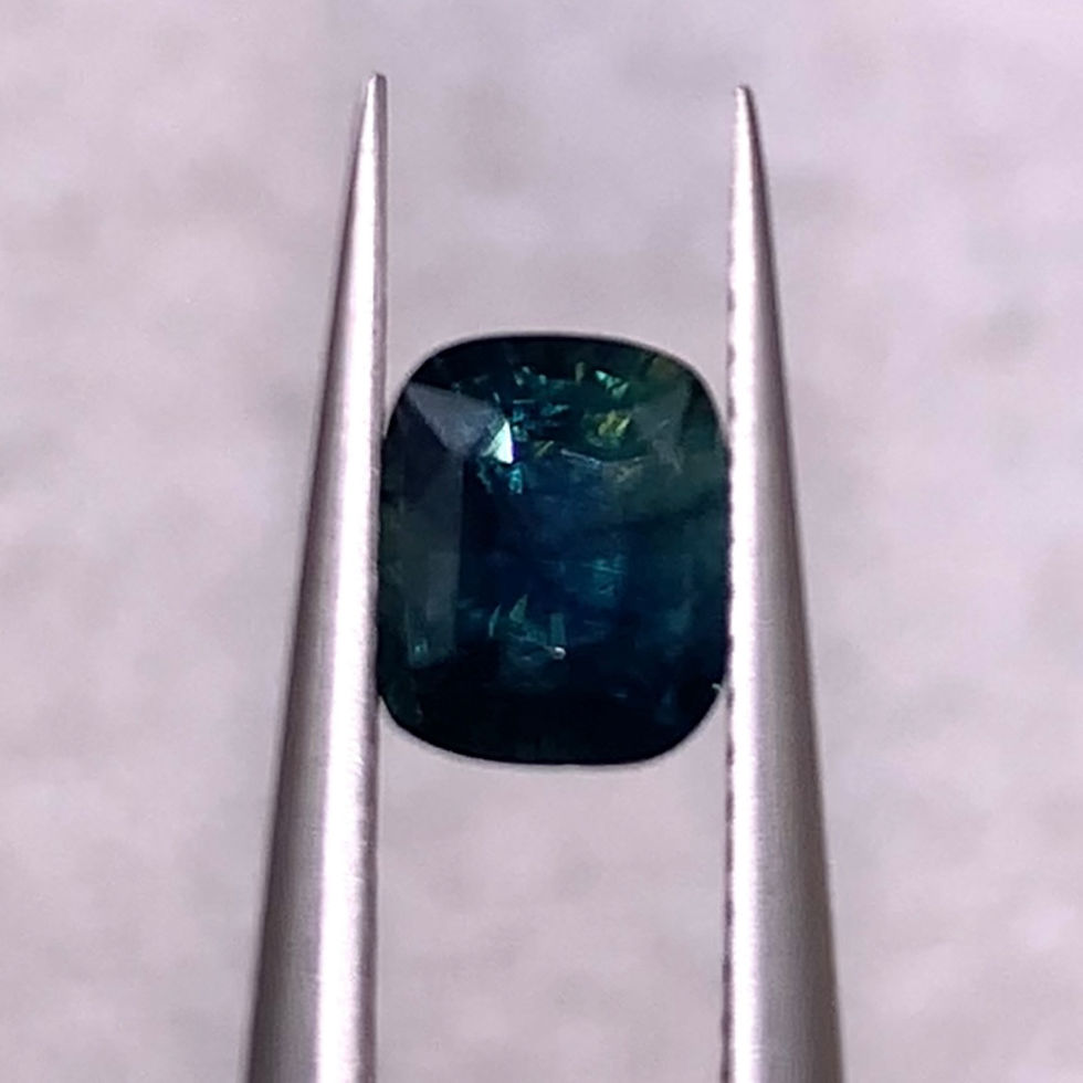 Thumbnail: 1.05Ct Natural Unheated Teal Sapphire