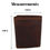 Thumbnail: RFID Blocking Cazoro Mens Premium Vintage Leather Trifold Credit Card ID Wallet