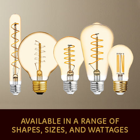 Thumbnail: GE Vintage A15 Ceiling Fan 5.5-Watt LED Light Bulb (60W Equivalent), Dimmable w